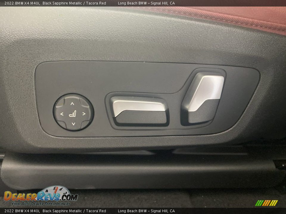 2022 BMW X4 M40i Black Sapphire Metallic / Tacora Red Photo #12