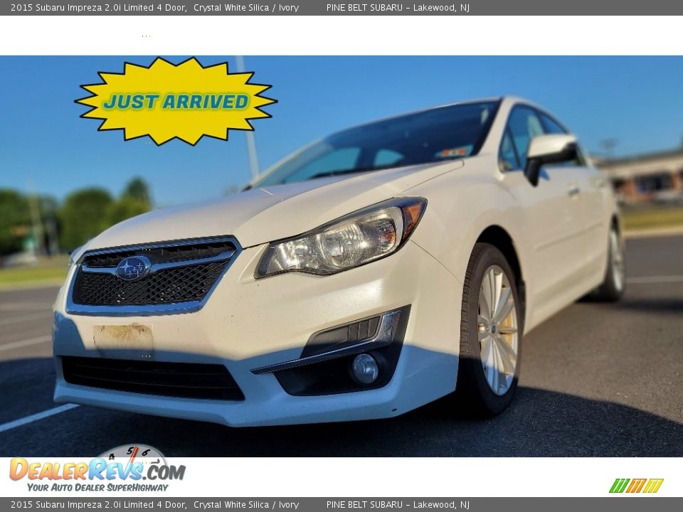 2015 Subaru Impreza 2.0i Limited 4 Door Crystal White Silica / Ivory Photo #1