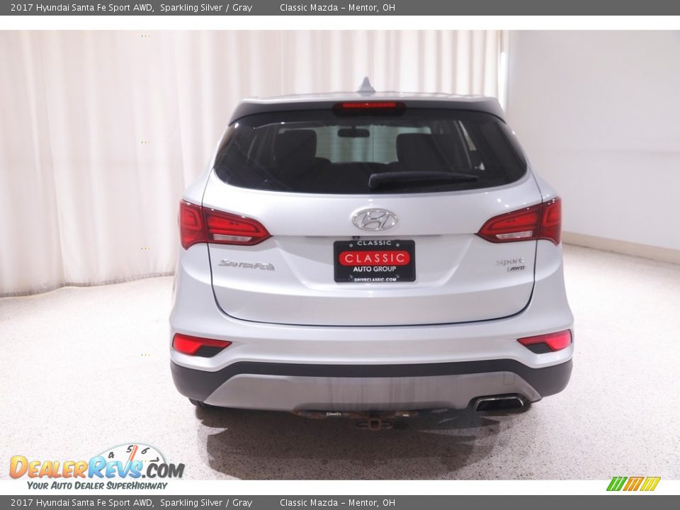 2017 Hyundai Santa Fe Sport AWD Sparkling Silver / Gray Photo #18