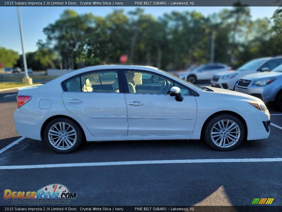 Crystal White Silica 2015 Subaru Impreza 2.0i Limited 4 Door Photo #3