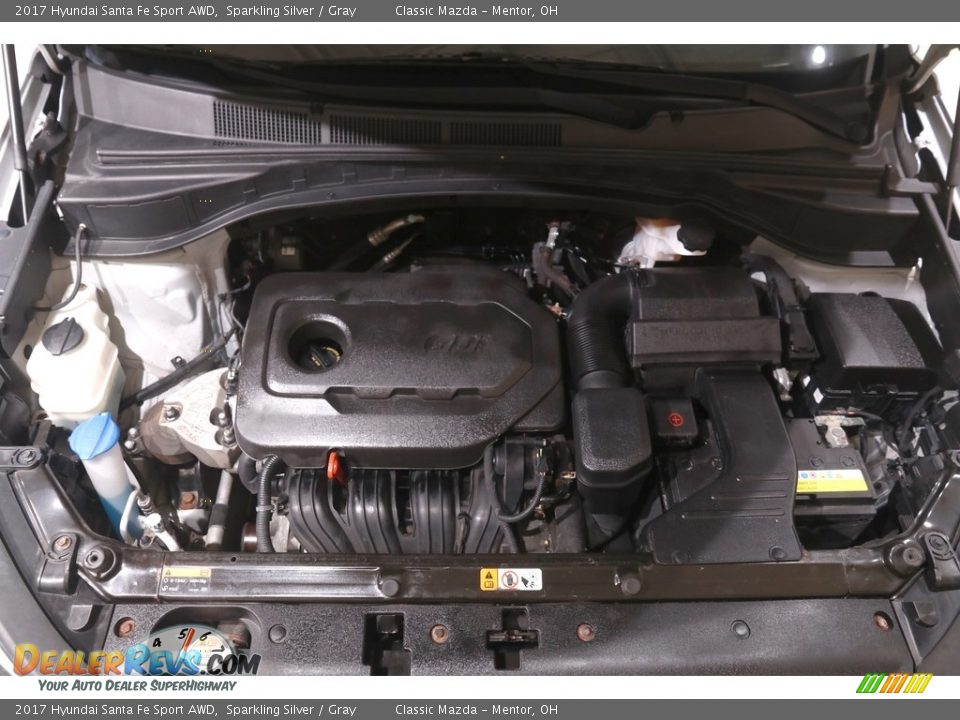 2017 Hyundai Santa Fe Sport AWD Sparkling Silver / Gray Photo #19