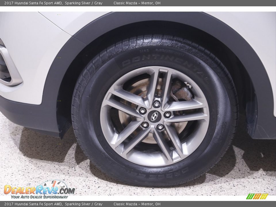 2017 Hyundai Santa Fe Sport AWD Sparkling Silver / Gray Photo #20