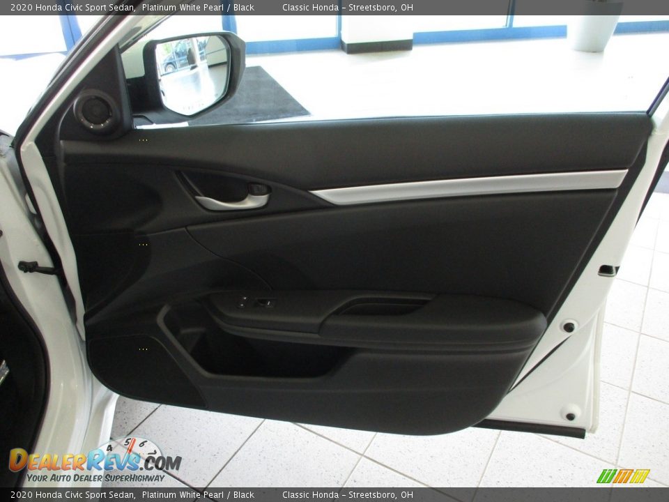 2020 Honda Civic Sport Sedan Platinum White Pearl / Black Photo #14