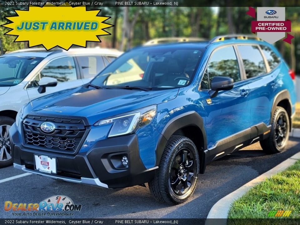 2022 Subaru Forester Wilderness Geyser Blue / Gray Photo #1