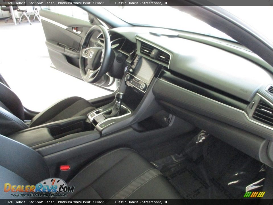 2020 Honda Civic Sport Sedan Platinum White Pearl / Black Photo #15