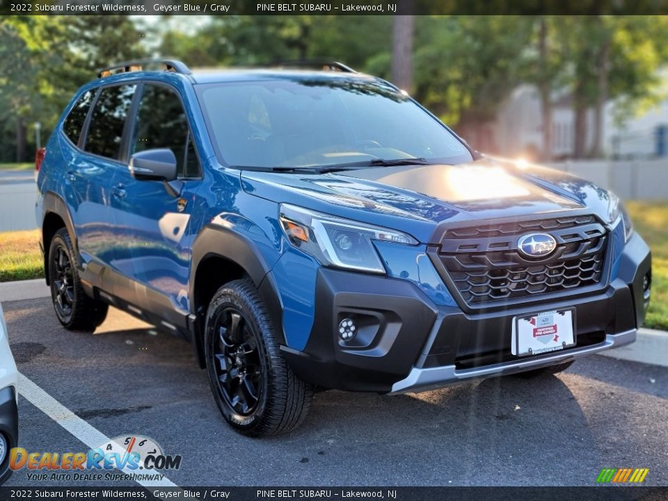 2022 Subaru Forester Wilderness Geyser Blue / Gray Photo #3