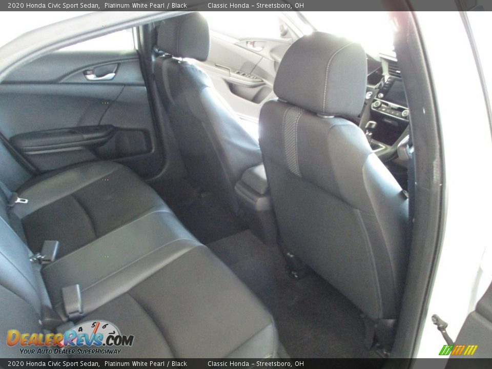2020 Honda Civic Sport Sedan Platinum White Pearl / Black Photo #18