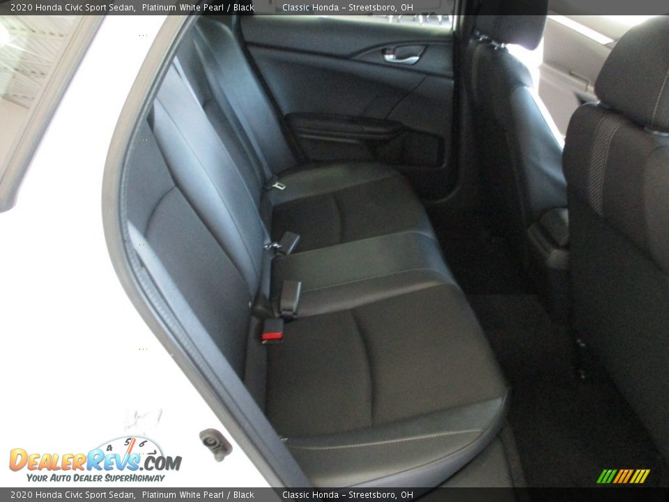 2020 Honda Civic Sport Sedan Platinum White Pearl / Black Photo #19