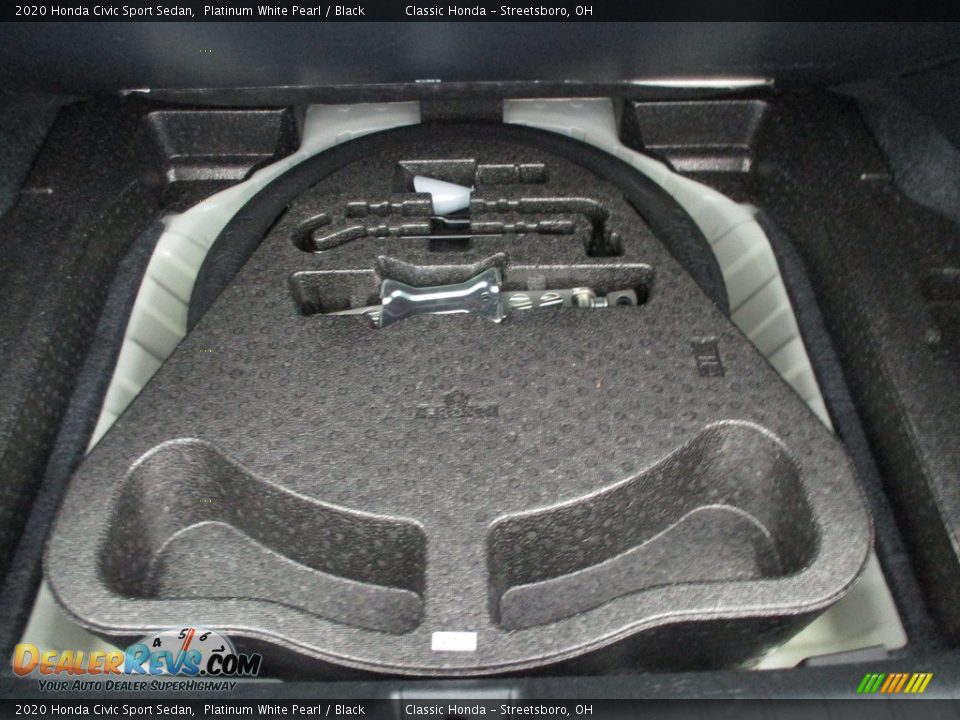 2020 Honda Civic Sport Sedan Platinum White Pearl / Black Photo #21