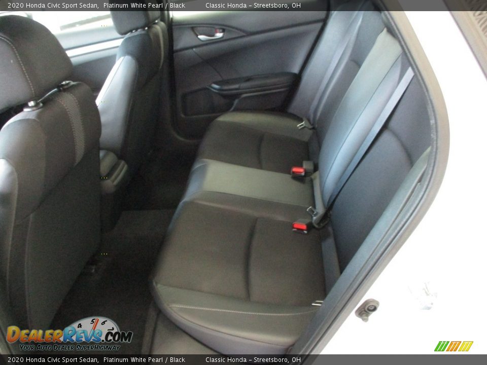 2020 Honda Civic Sport Sedan Platinum White Pearl / Black Photo #24
