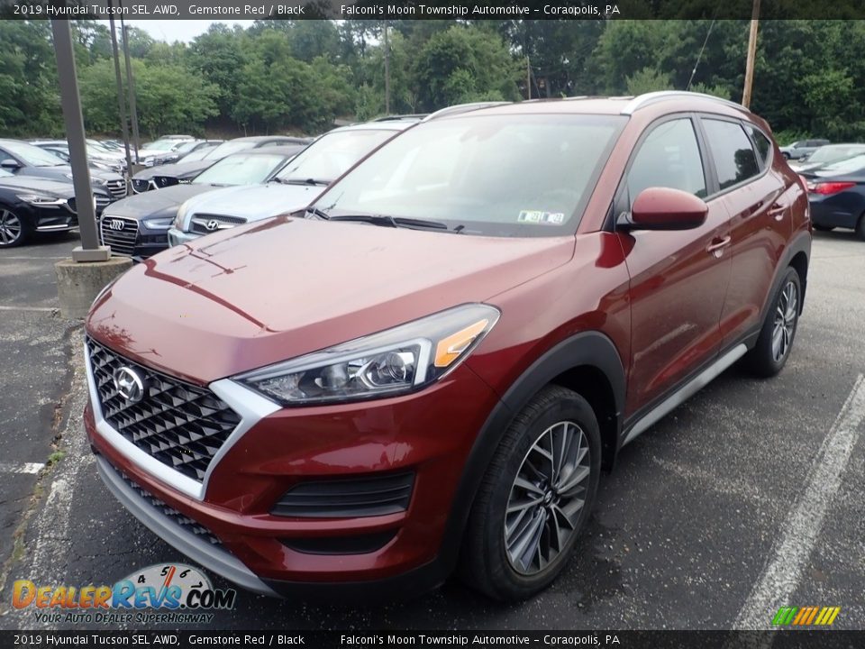 2019 Hyundai Tucson SEL AWD Gemstone Red / Black Photo #1