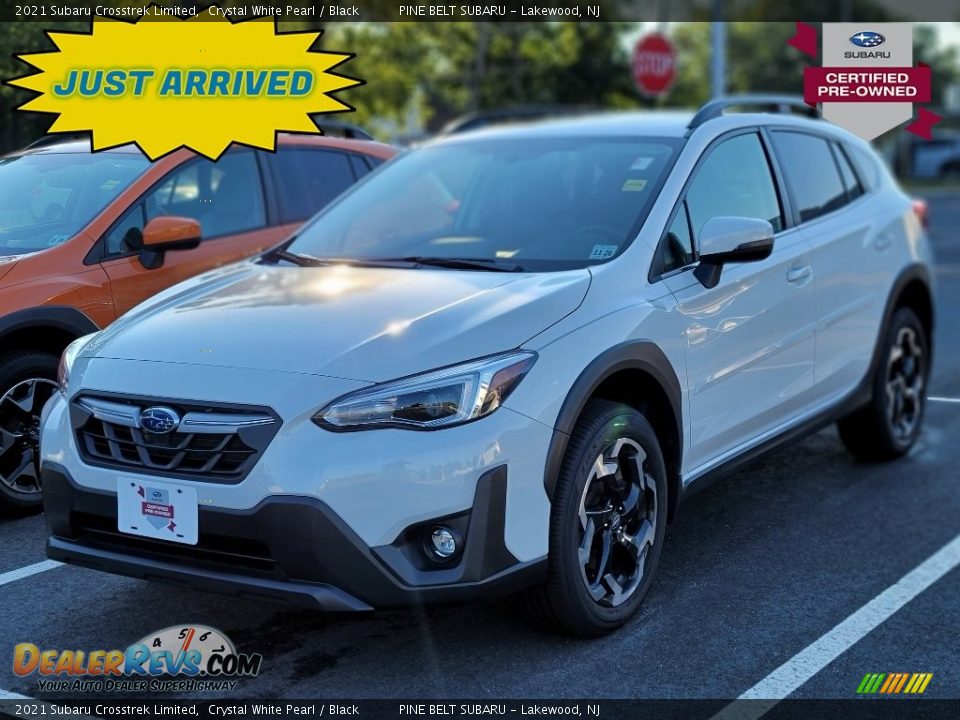 2021 Subaru Crosstrek Limited Crystal White Pearl / Black Photo #1