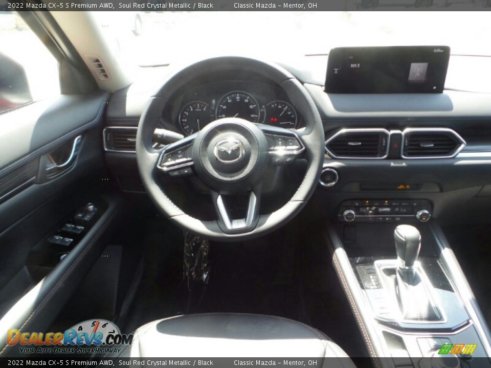 2022 Mazda CX-5 S Premium AWD Soul Red Crystal Metallic / Black Photo #4