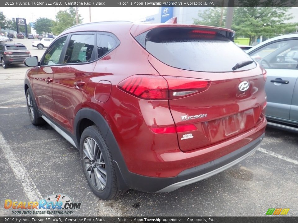 2019 Hyundai Tucson SEL AWD Gemstone Red / Black Photo #2