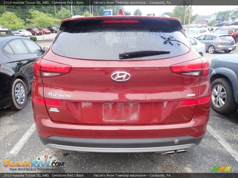 2019 Hyundai Tucson SEL AWD Gemstone Red / Black Photo #3