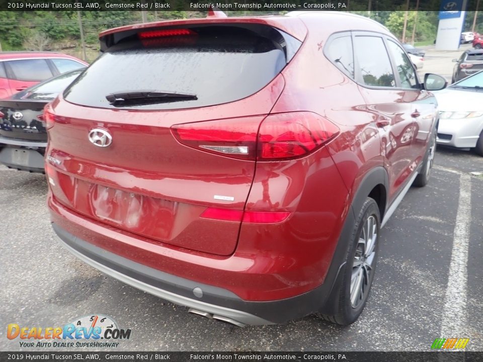 2019 Hyundai Tucson SEL AWD Gemstone Red / Black Photo #4