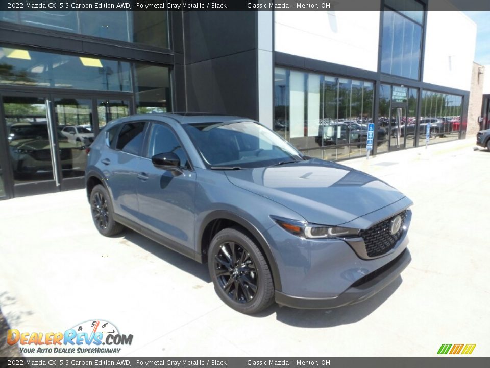 2022 Mazda CX-5 S Carbon Edition AWD Polymetal Gray Metallic / Black Photo #1