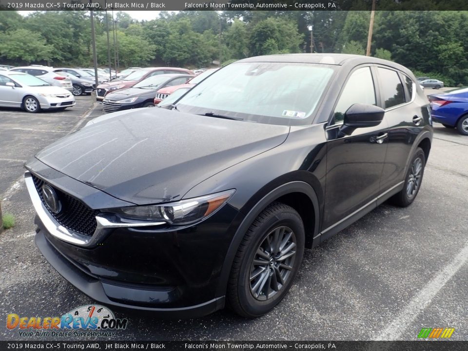 2019 Mazda CX-5 Touring AWD Jet Black Mica / Black Photo #1