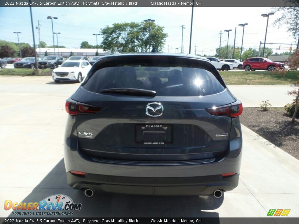 2022 Mazda CX-5 S Carbon Edition AWD Polymetal Gray Metallic / Black Photo #5