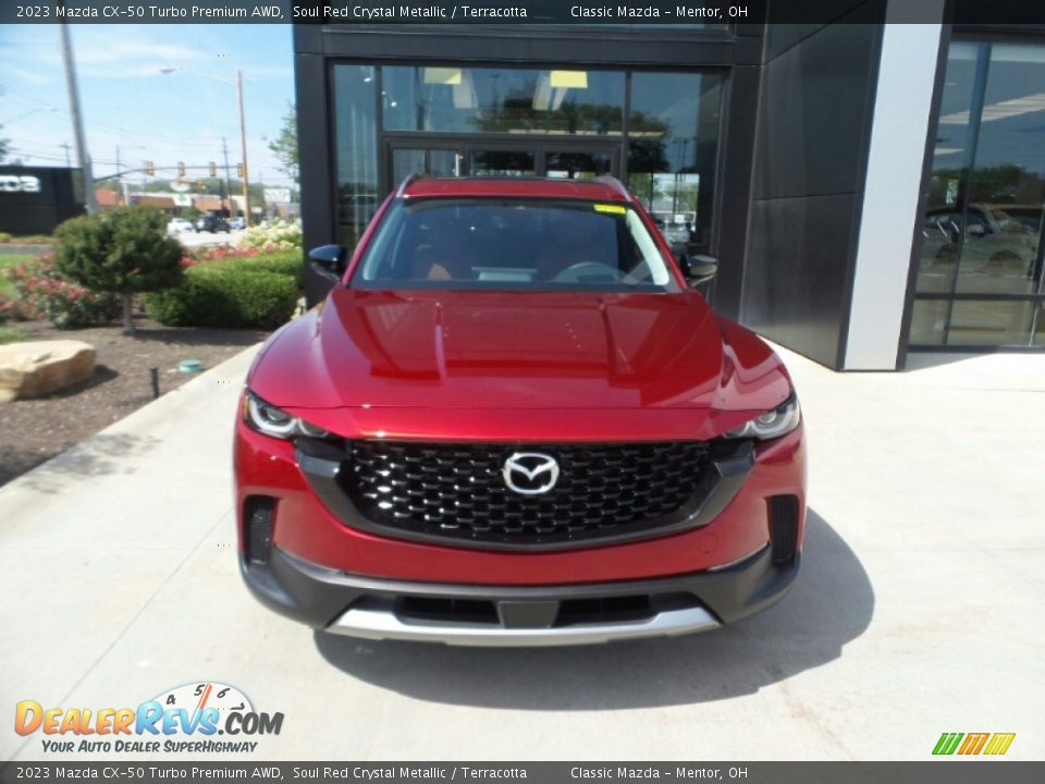 2023 Mazda CX-50 Turbo Premium AWD Soul Red Crystal Metallic / Terracotta Photo #2