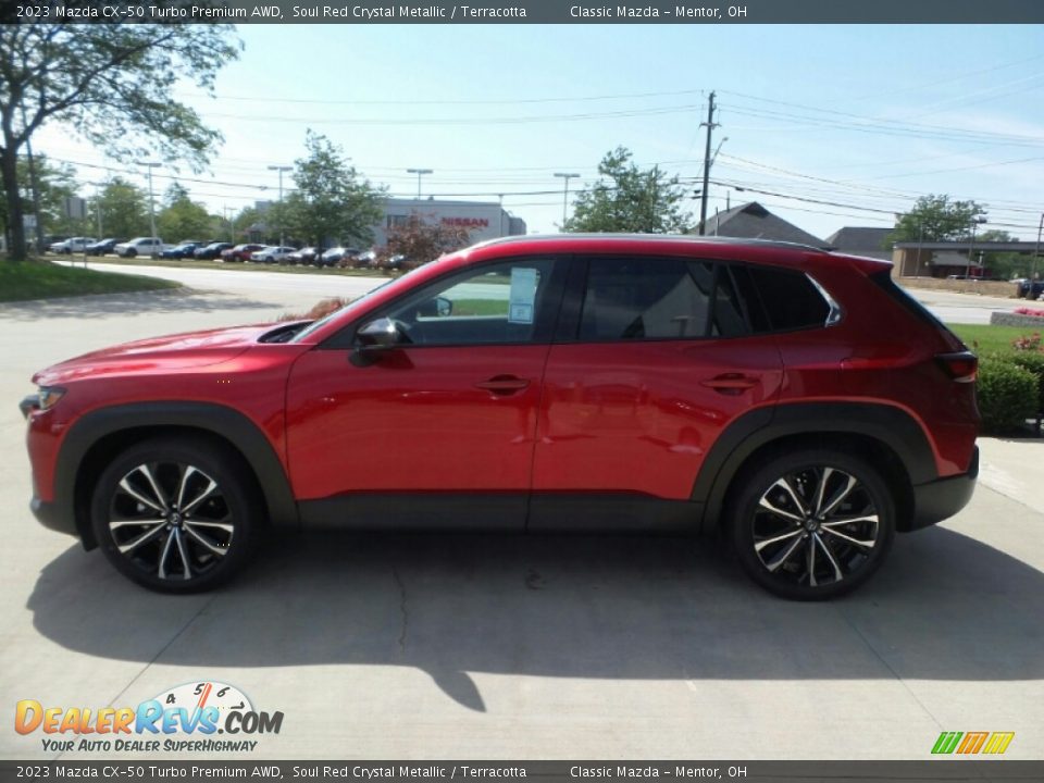 2023 Mazda CX-50 Turbo Premium AWD Soul Red Crystal Metallic / Terracotta Photo #6