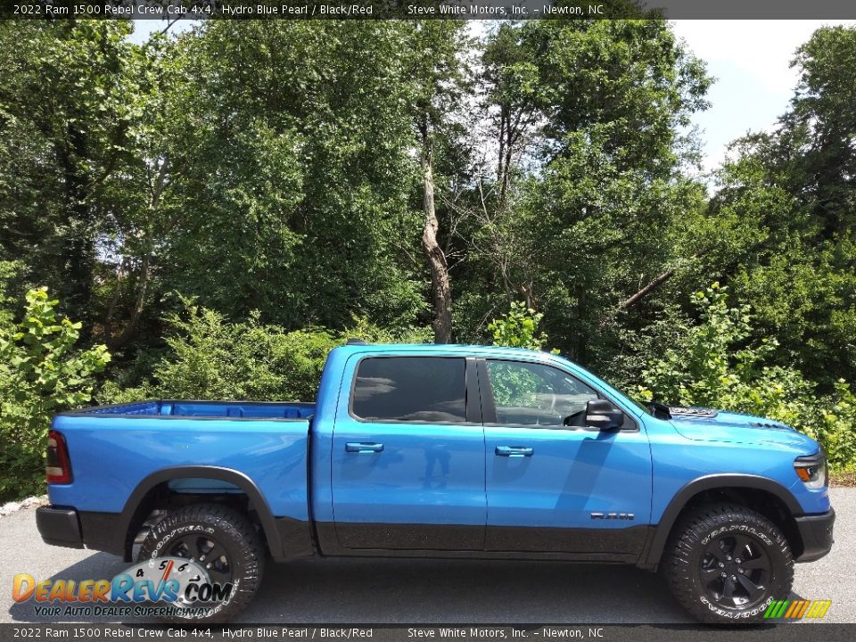 Hydro Blue Pearl 2022 Ram 1500 Rebel Crew Cab 4x4 Photo #5