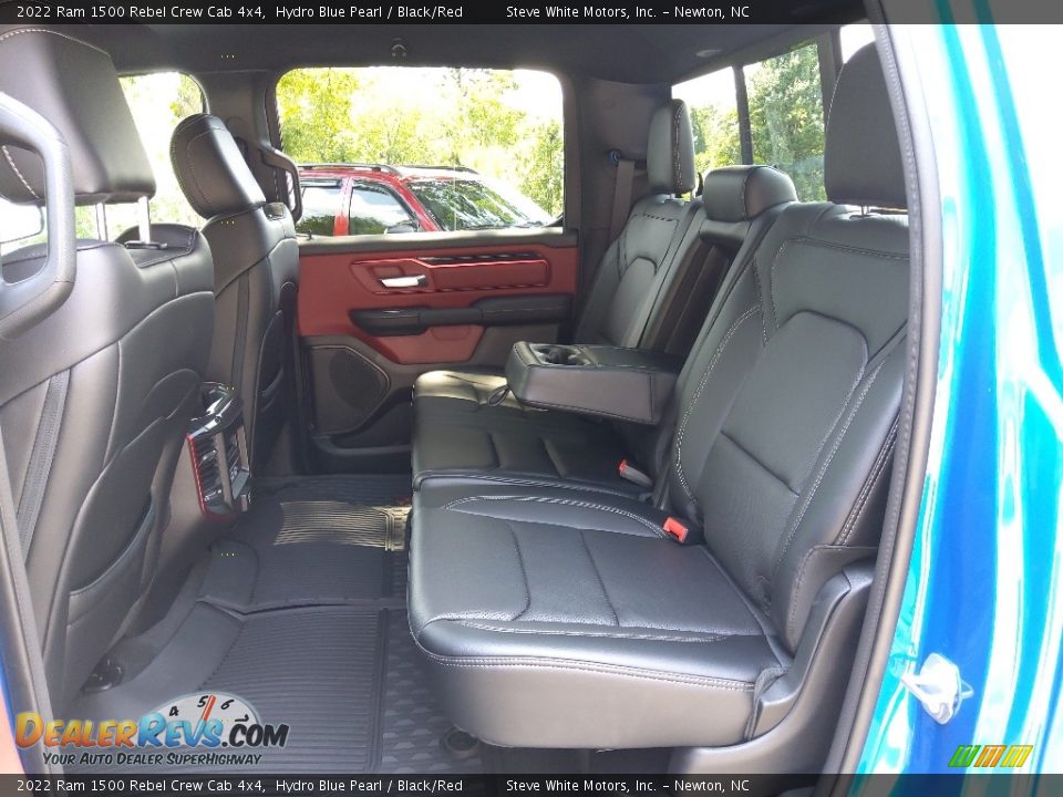 Rear Seat of 2022 Ram 1500 Rebel Crew Cab 4x4 Photo #14