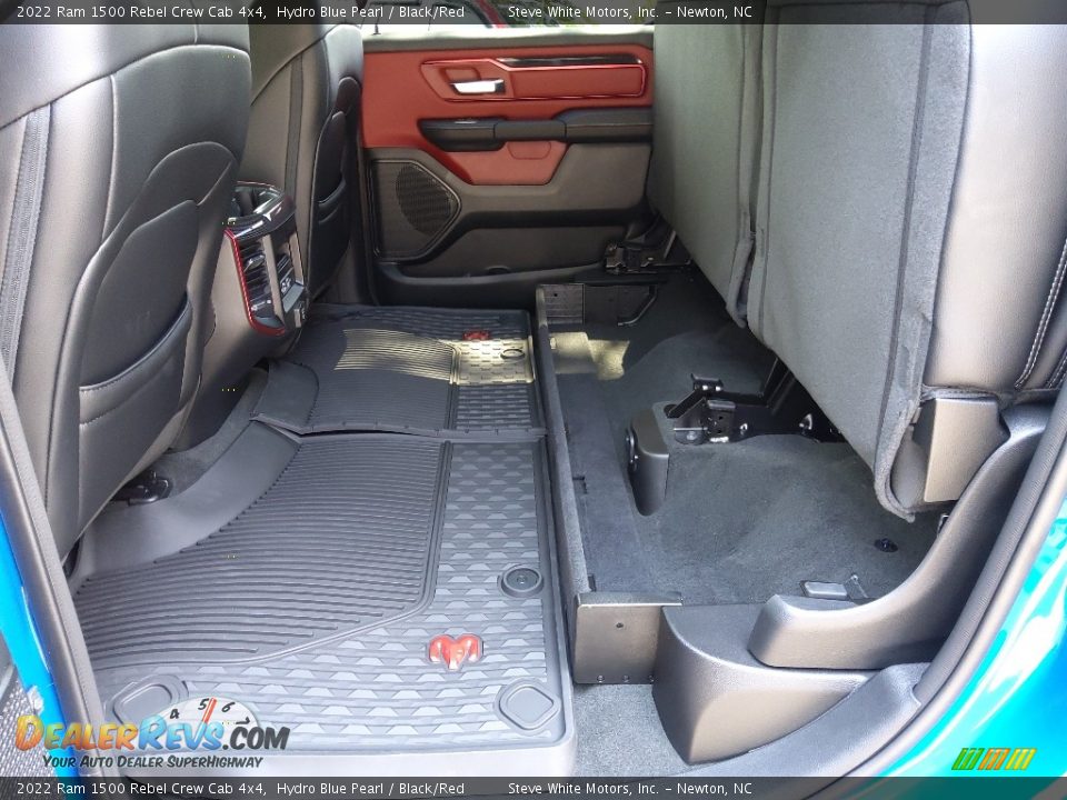 Rear Seat of 2022 Ram 1500 Rebel Crew Cab 4x4 Photo #15