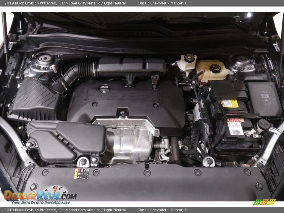 2019 Buick Envision Preferred 2.5 Liter DOHC 16-Valve VVT 4 Cylinder Engine Photo #20