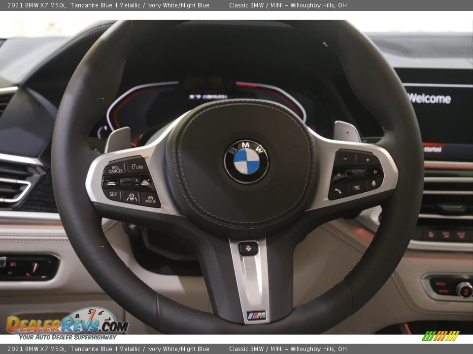 2021 BMW X7 M50i Steering Wheel Photo #7