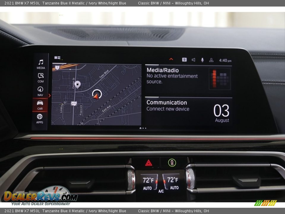 Navigation of 2021 BMW X7 M50i Photo #9
