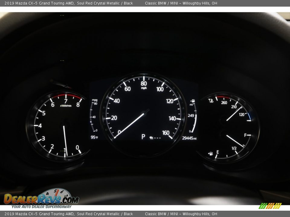 2019 Mazda CX-5 Grand Touring AWD Soul Red Crystal Metallic / Black Photo #8