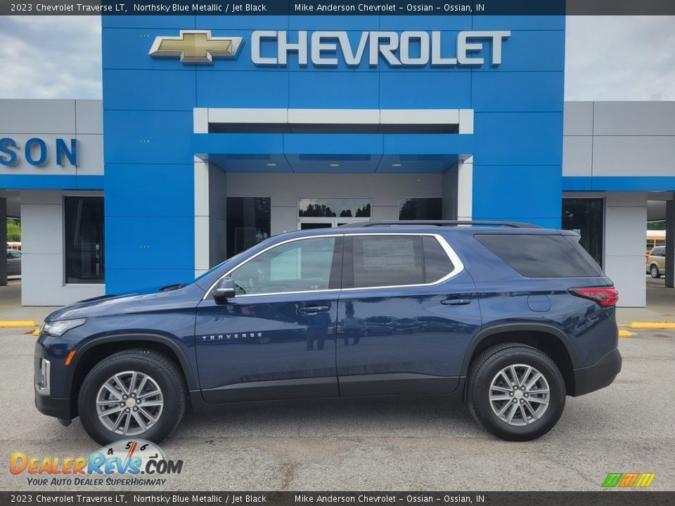 Northsky Blue Metallic 2023 Chevrolet Traverse LT Photo #1