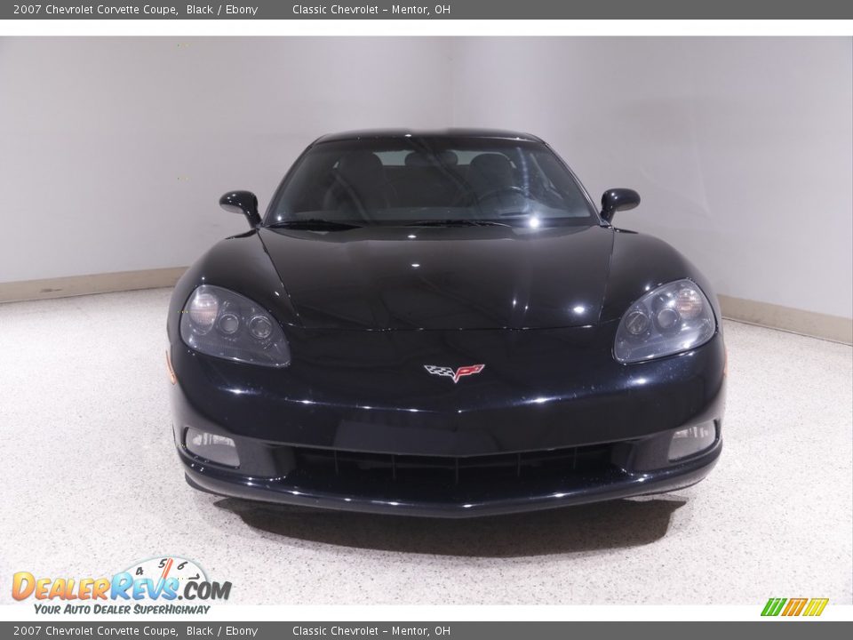 2007 Chevrolet Corvette Coupe Black / Ebony Photo #2