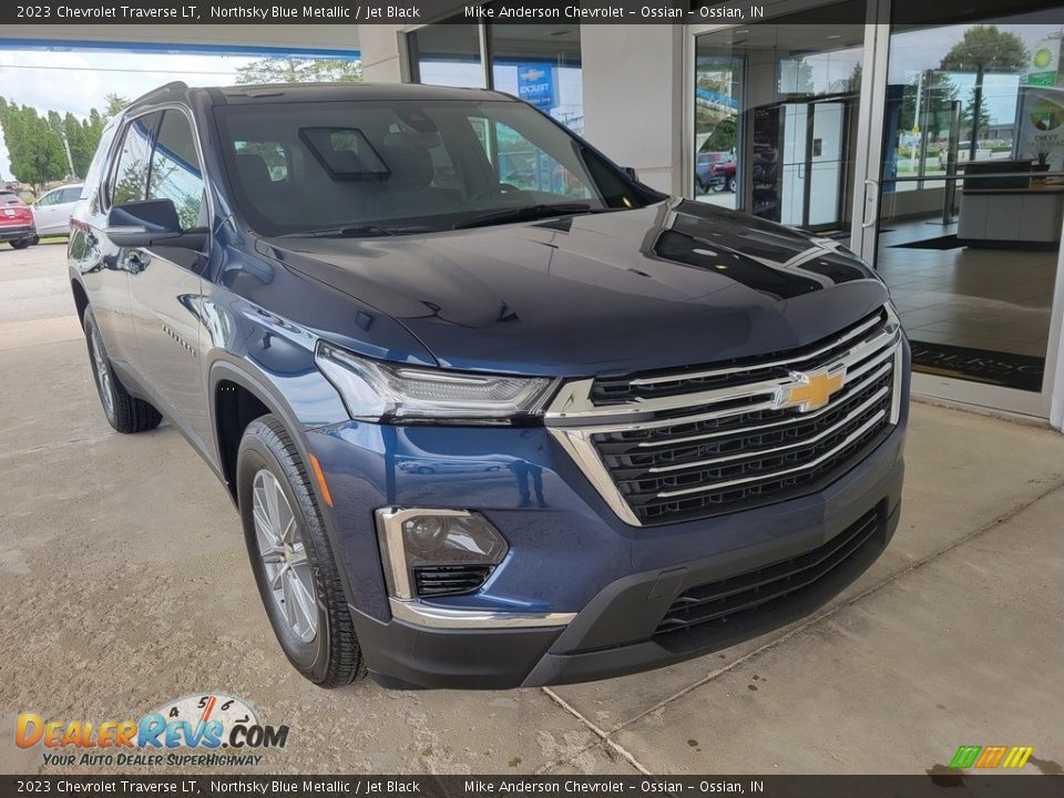 2023 Chevrolet Traverse LT Northsky Blue Metallic / Jet Black Photo #2