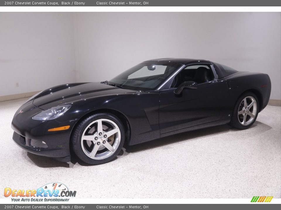 2007 Chevrolet Corvette Coupe Black / Ebony Photo #3