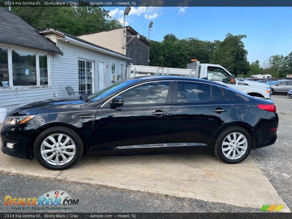 2014 Kia Optima EX Ebony Black / Gray Photo #4