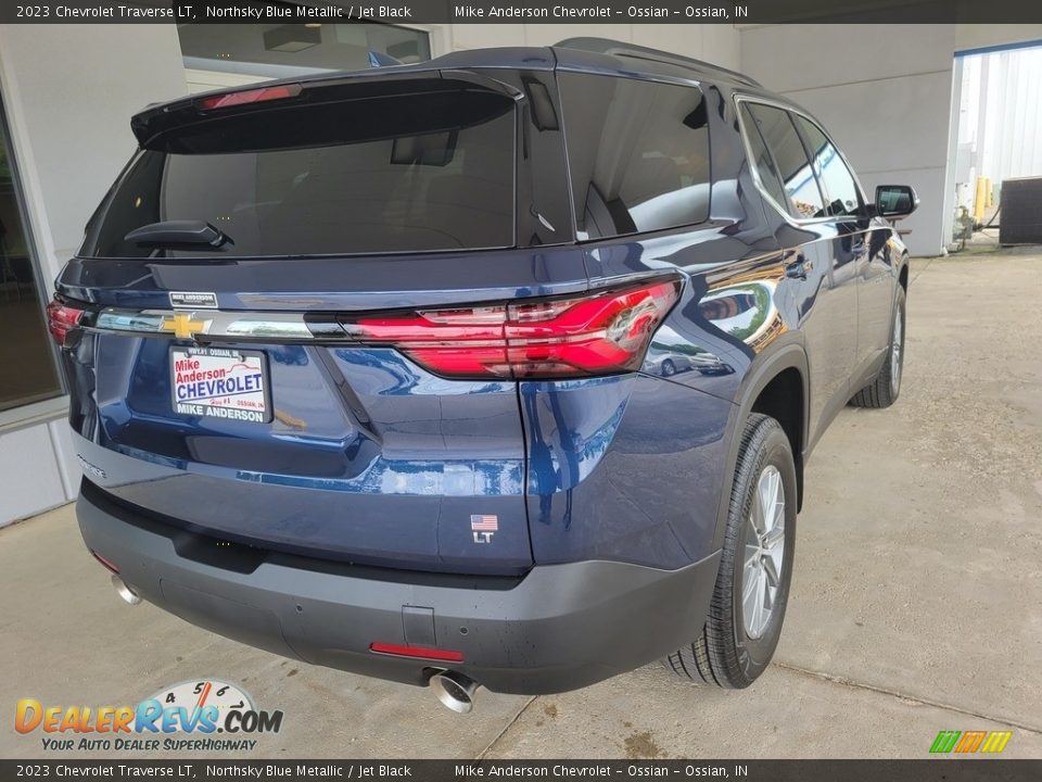 2023 Chevrolet Traverse LT Northsky Blue Metallic / Jet Black Photo #4