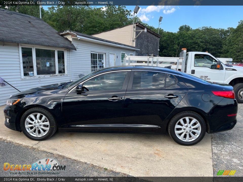 2014 Kia Optima EX Ebony Black / Gray Photo #5