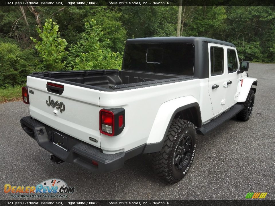 2021 Jeep Gladiator Overland 4x4 Bright White / Black Photo #5