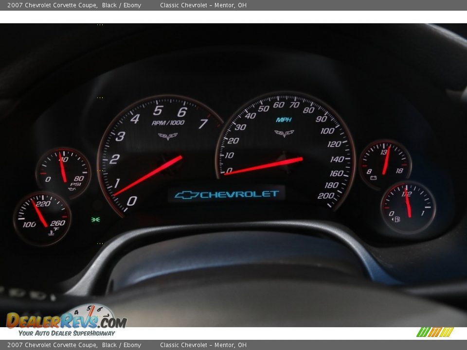 2007 Chevrolet Corvette Coupe Black / Ebony Photo #7