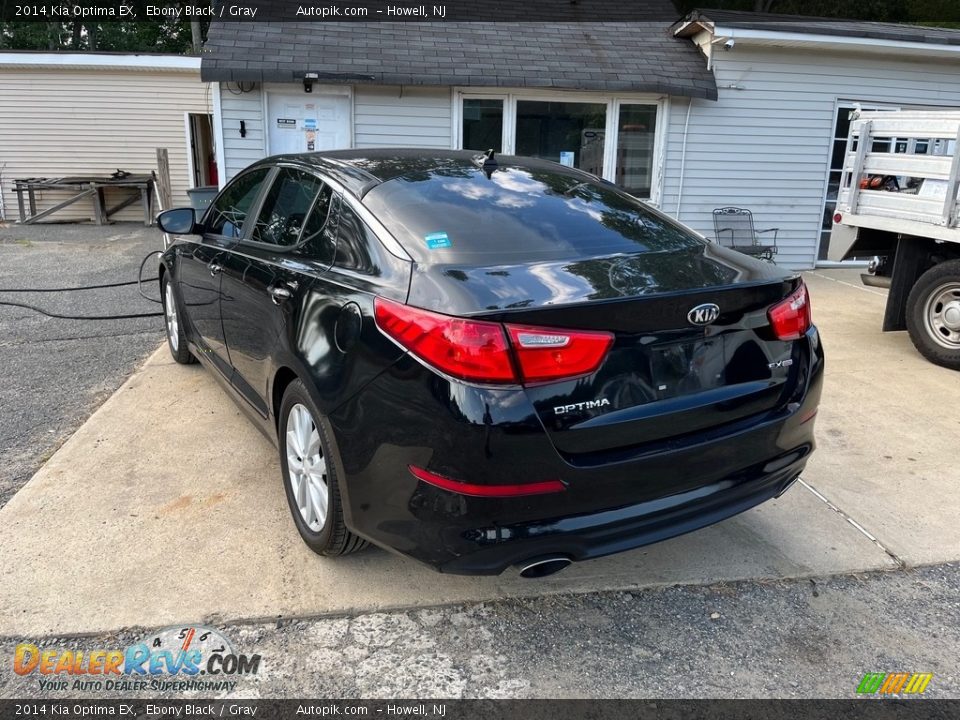 2014 Kia Optima EX Ebony Black / Gray Photo #7