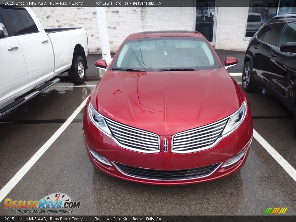 Ruby Red 2015 Lincoln MKZ AWD Photo #2