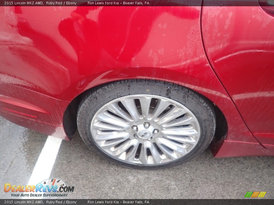 2015 Lincoln MKZ AWD Ruby Red / Ebony Photo #5