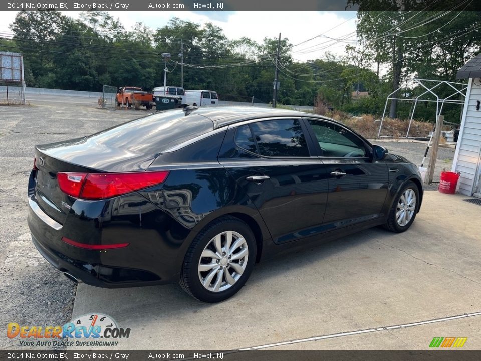 2014 Kia Optima EX Ebony Black / Gray Photo #10