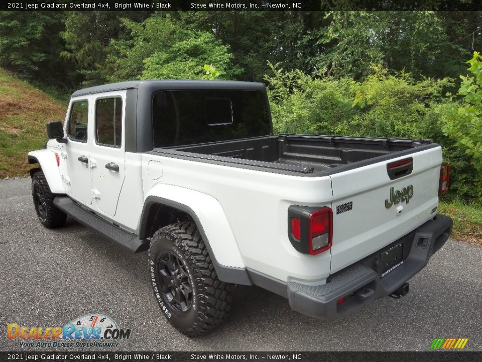 2021 Jeep Gladiator Overland 4x4 Bright White / Black Photo #10