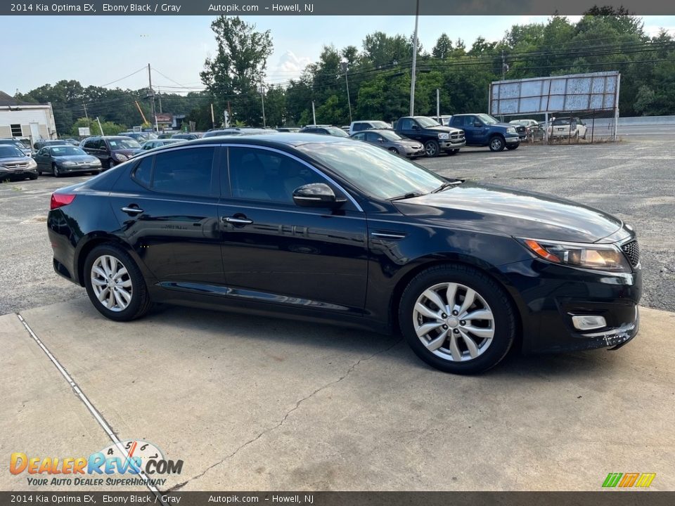 2014 Kia Optima EX Ebony Black / Gray Photo #12