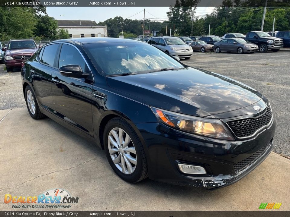 2014 Kia Optima EX Ebony Black / Gray Photo #13