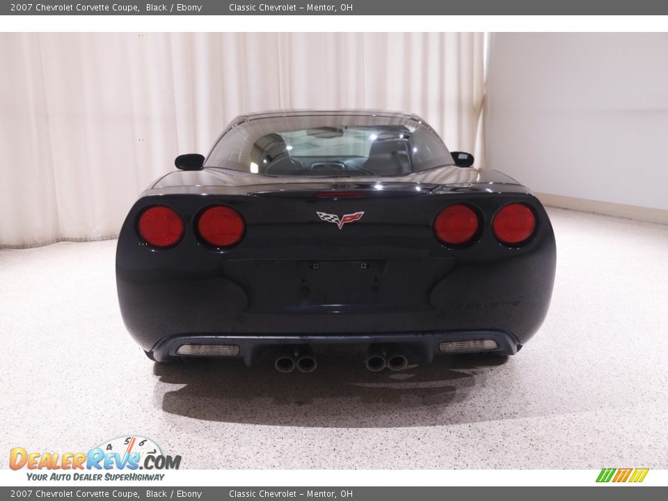 2007 Chevrolet Corvette Coupe Black / Ebony Photo #15