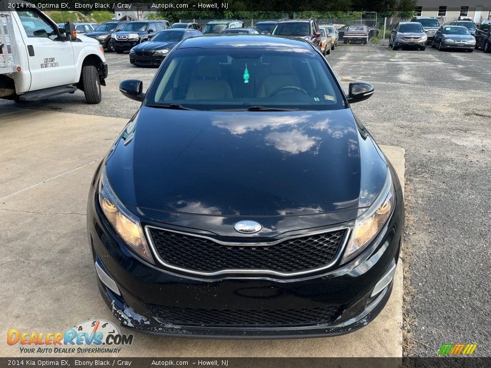 2014 Kia Optima EX Ebony Black / Gray Photo #14